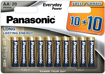 Attēls no Panasonic Everyday Power battery LR6EPS/20BW (10+10)