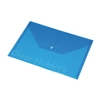 Изображение Mape-aploksne ar pogu Panta Plast PP, A4 formāts, caurspīdīgi zila