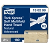 Picture of Papīra dvieļi TORK H2 dabiskas krāsas, 2 slāņi, 180 salvetes, 130299