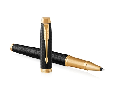 Attēls no Pildspalva rolleris PARKER IM Premium Black/Gold GT