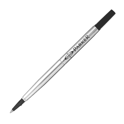 Picture of Serdenis rolleram PARKER QUINKFLOW M, 0.7mm, melna tinte, 1 gab/blisterī