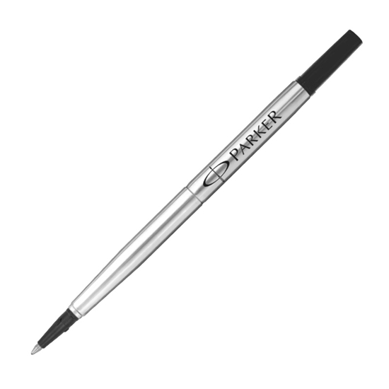 Picture of Serdenis rolleram PARKER QUINKFLOW M, 0.7mm, melna tinte, 1 gab/blisterī