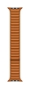 Picture of Pasek z karbowanej skóry w kolorze złocistego brązu do koperty 41 mm - rozmiar S/M
