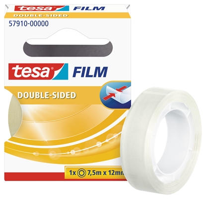 Picture of Pašlīmējoša abpusēja lente tesafilm®, caurspīdīga, 7,5m x 12mm
