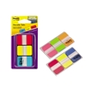 Изображение Pašlīpošie indeksi POST-IT Strong rozā, zaļā un oranžā krāsās
