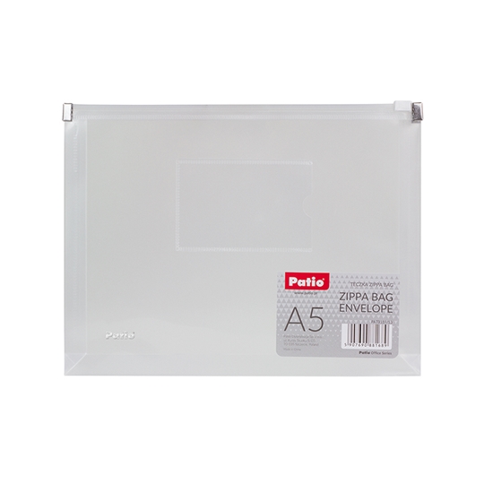 Picture of Dokumentu mape PATIO ar rāvējslēdzēju, A5, caurspēdīga