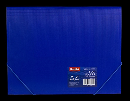 Picture of Mape ar gumiju PATIO, 0.45 mm, A4 formāts, zila