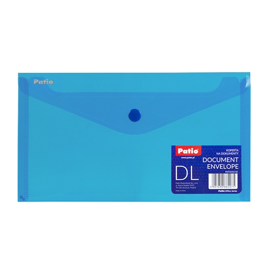 Picture of Mape-aploksne Patio, PP, 125x225mm, ar pogu, zila