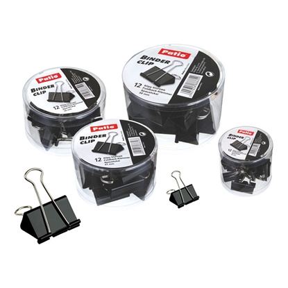 Изображение Papīra klipši Patio 19 mm, 12gab/kastīte