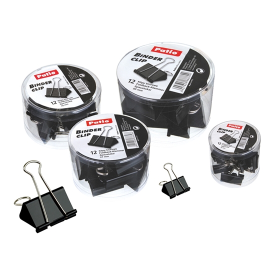 Picture of Papīra klipši Patio 19 mm, 12gab/kastīte