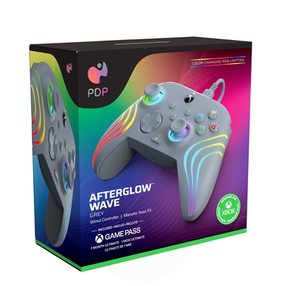 Attēls no PDP Afterglow Wave Grey USB Gamepad Analogue / Digital PC, Xbox One, Xbox Series S, Xbox Series X