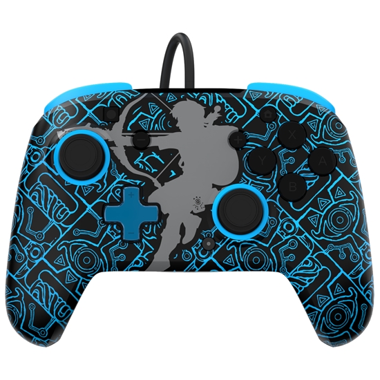 Picture of PDP Rematch GLOW Wired Controller NS Sheikah Shoo