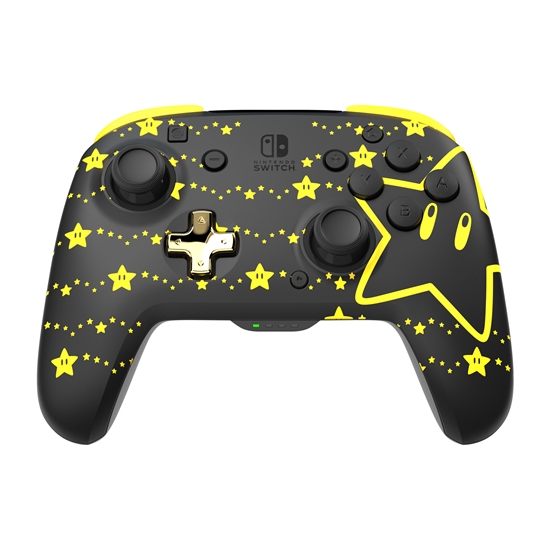 Picture of PDP REMATCH GLOW Black, Yellow Gamepad Analogue / Digital Nintendo Switch, Nintendo Switch OLED
