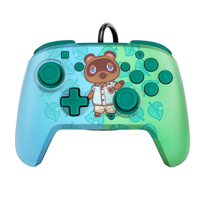 Attēls no PDP REMATCH Wired Controller: Animal Crossing Tom Nook