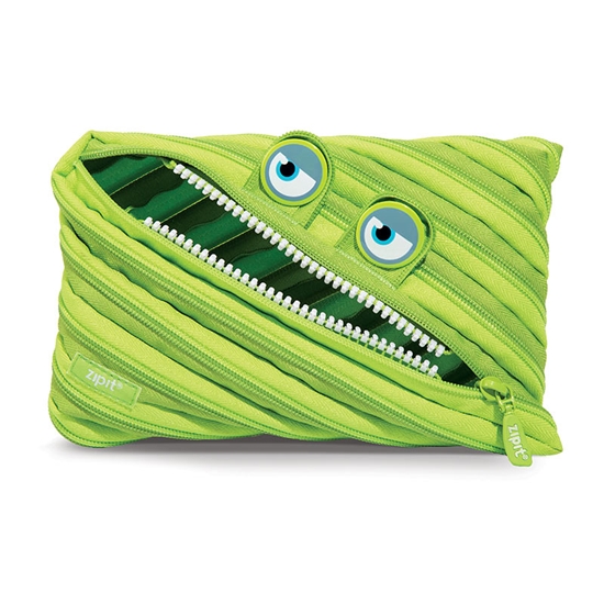 Picture of Penālis ZIPIT Wildlings Jumbo Pouch, ZTMJ-WD-ALI, zaļā krāsā