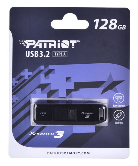 Picture of Pendrive Patriot Xporter 3, 128 GB  (PSF128GX3B3U)