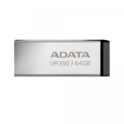 Attēls no MEMORY DRIVE FLASH USB3.2 64GB/BLACK UR350-64G-RSR/BK ADATA