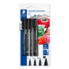 Picture of Permanentais marķieris STAEDTLER Lumocolor, 4 gab.