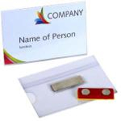 Picture of Personas karte 55x90mm ar magnētisko turētāju Europel