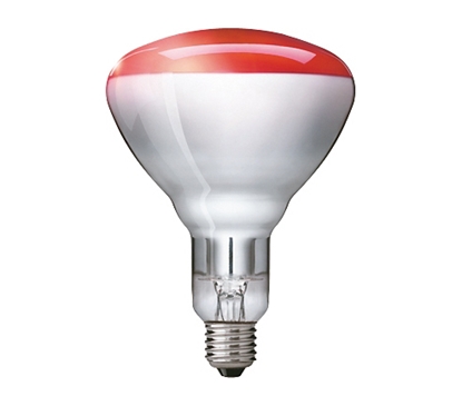 Picture of Philips infrared lamp BR125 IR 250W E27 230-250V Red