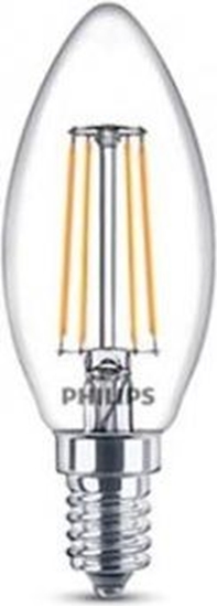 Изображение Philips LED spuldze 4W (40W) E14 470Lm WW B35 CL ND CLA Sveces tipa