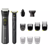 Изображение Philips Multigroom series 9000 13-in-1, Face, Hair and Body MG9530/15, Self-sharpening metal blades, Up to 120-min run time