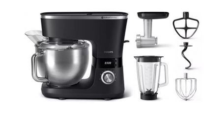 Picture of Philips Series 7000 Kitchen Machine HR7962/21, 5.5L Bowl, 8 speed settings, blender accessory, mincer accessory, 1000W
