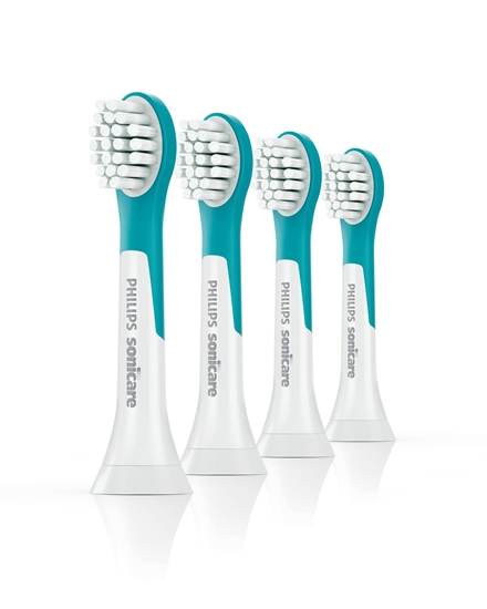 Изображение Philips Sonicare For Kids 4-pack Compact size Compact sonic toothbrush heads