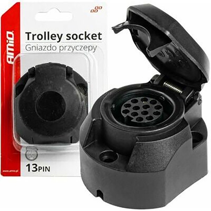 Attēls no Piekabes kontaktligzda plastmasas 13, 12V