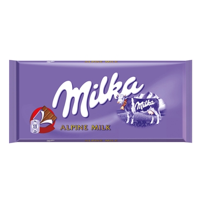 Picture of Piena šokolāde MILKA Alpine Milk, 100 g