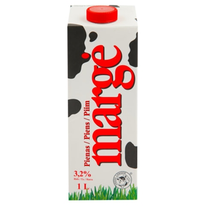 Attēls no Piens MARGE 3.2 %, UHT, 1 L
