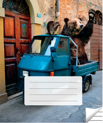 Изображение Pierakstu klade, 200 x 165 mm, 36 lapas, 90 g/m2, vāks 200 g/m2, līniju