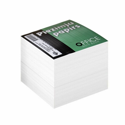 Изображение Piezīmju papīrs ABC Jums, 85 x 85 mm, balts, 400 lapas, līmēts