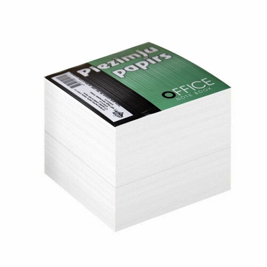 Изображение Piezīmju papīrs ABC Jums, 85 x 85 mm, balts, 400 lapas, līmēts