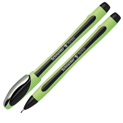 Attēls no Pildspalva liners SCHNEIDER XPRESS 0.8mm, zaļš korpuss, melna tinte