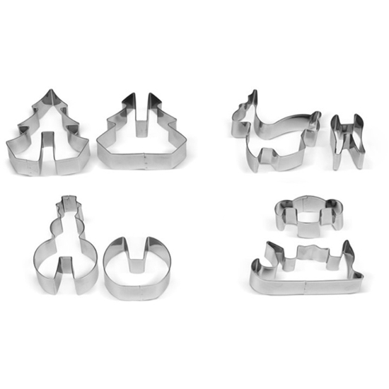 Picture of Piparkūku formiņas 3D kastītē 21x12,5x2cm 4gab.