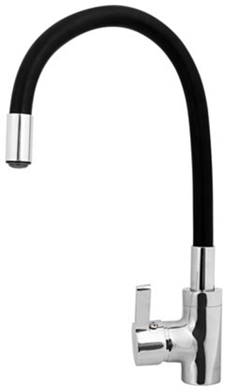 Picture of PYRAMIS 090919638 kitchen faucet Black, Chrome