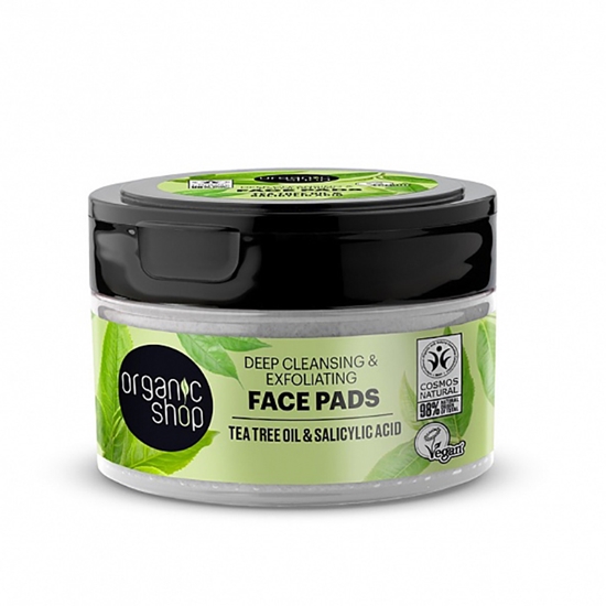 Picture of Pīlinga spilventiņi Organic Shop sejai, dziļai attīr. 20gab.