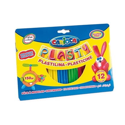 Picture of Plastilīns CARIOCA, 12 krāsas x 12,5 g