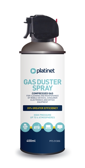 Picture of Platinet PFS5130G compressed air duster 400 ml