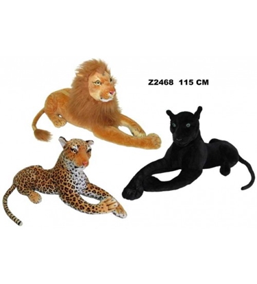 Изображение Plīša zvērs (lauva, leopards, puma) 115 cm (Z2468) 154897