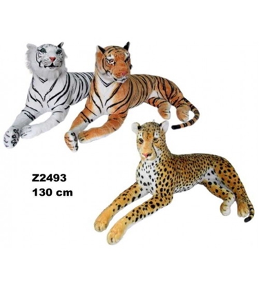 Изображение Plīša zvērs (tīģeris, leopards, baltais tīģeris) 130 cm (Z2493) 158123