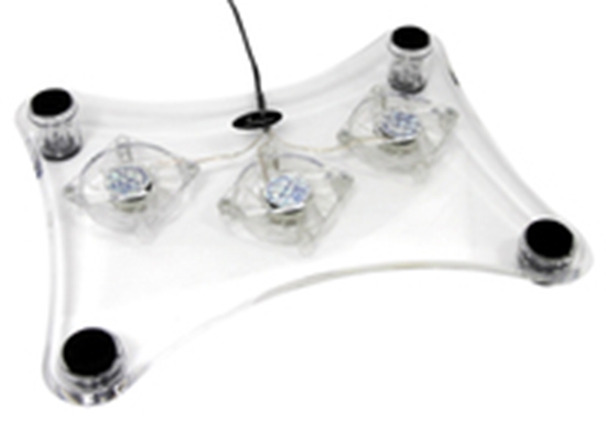 Picture of ESPERANZA Stand Cooling pod Notebook Levanter EA107  3 Fans Illuminated