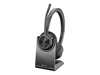 Picture of POLY Voyager 4320 UC Stereo Wireless Headset, Bluetooth, USB-A, Charging stand, Black