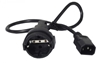 Picture of APC AP9880 power cable Black 0.6 m C14 coupler CEE7/7