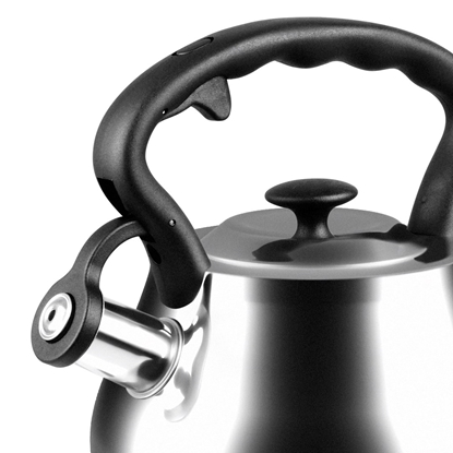 Attēls no PROMIS ANDREA kettle 3.0 l, silver, black handle