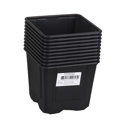 Attēls no Puķu pods kantains 9x9x8cm 10gab.