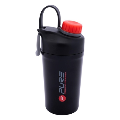 Picture of Pure2Improve | Thermo Bottle Shaker, 600 ml | Black