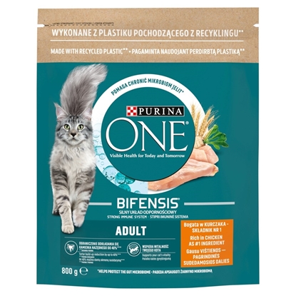 Attēls no PURINA One Bifensis Adult - dry cat food - 800 g