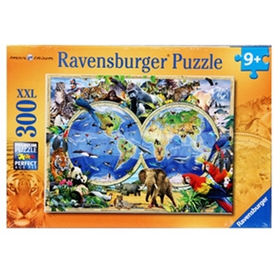 Изображение Puzle 300 Pasaules karte 9gadi+